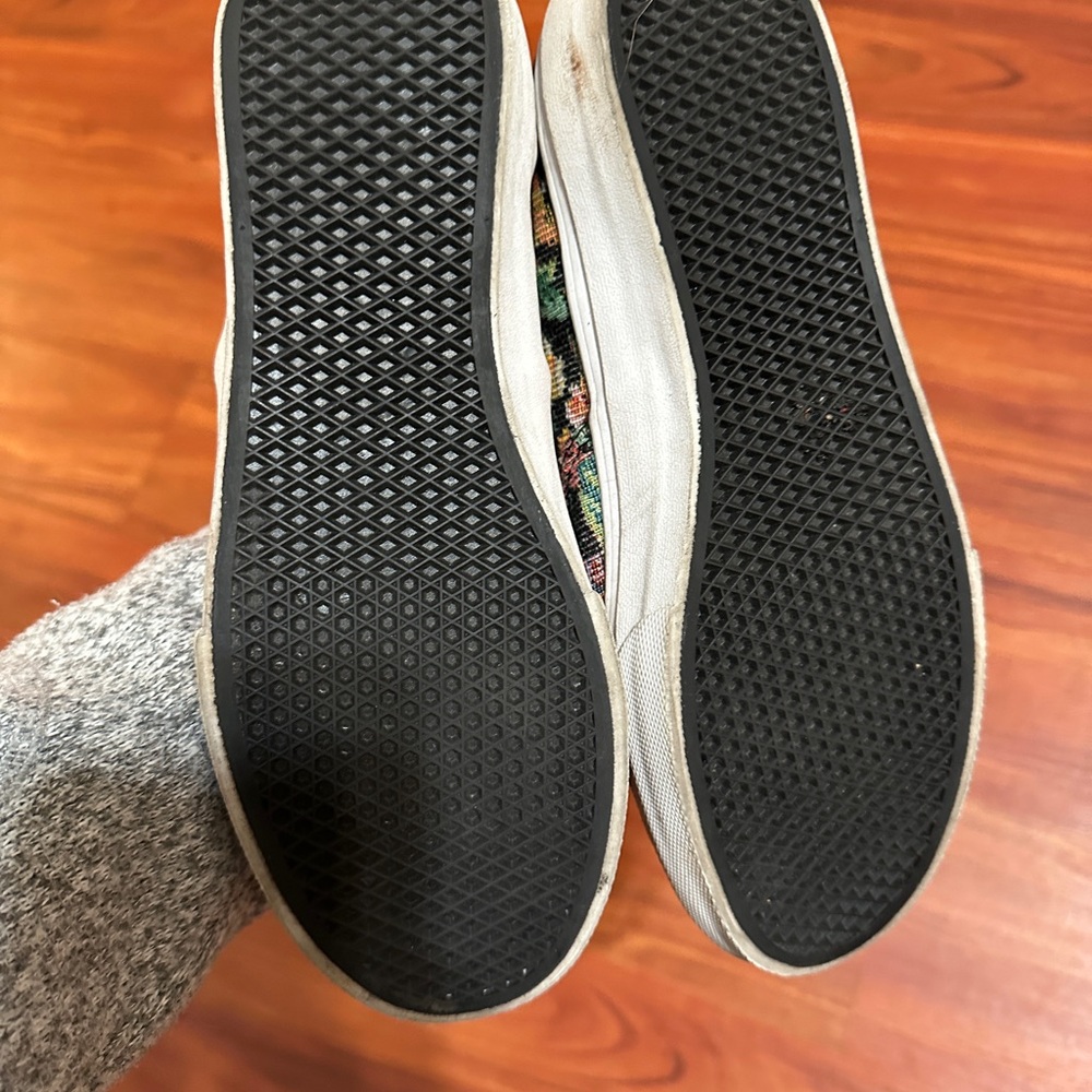 Floral Vans shoes size 8 women’s - Picture 4 of 10
